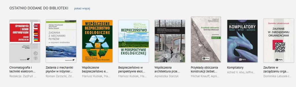 Korzystaj z e-podręczników IBUK Libra e-zasoby e-książki oferta czołowych wydawców branżowych, naukowych i akademickich, m.in.