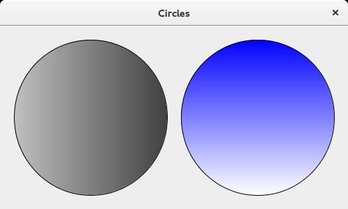 g2d.setpaint(color.black); g2d.draw(rect1); g2d.draw(new Line2D.Double(20, 20, 220, 220)); g2d.setpaint(new GradientPaint(310, 90, Color.red, 370, 150, Color.yellow)); g2d.fill(rect2); g2d.