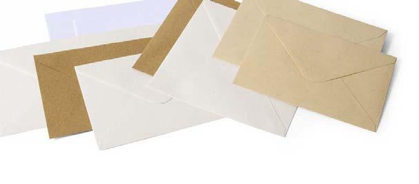 Koperty 120 g/m² z papieru gładkiego i o delikatnej fakturze