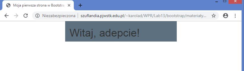 Przesuwanie kolumn Kolejną funkcją systemu siatkowego bootstrapa jest możliwość przesuwania kolumn względem siebie.