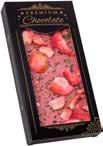 Różowa czekolada wytwarzana jest z ziaren rubinowego kakaowca, bez sztucznych barwników