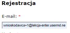 Po wypełnieniu formularza rejestracyjnego otrzymasz wiadomość e-mail, w której znajdować się będzie link służący do weryfikacji i aktywacji konta.