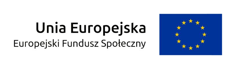 Projekt współfinansowany przez Unię Europejską w ramach Programu Operacyjnego Wiedza Edukacja Rozwój 2014-2020