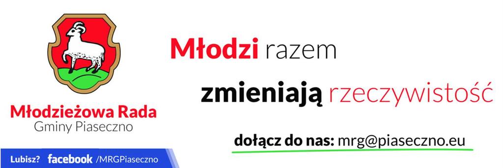 Młodzieżowa Rada Gminy Piaseczno jest organem doradczym i reprezentacją młodzieży w strukturach lokalnych. Inicjuje, wspiera oraz pomaga w realizowaniu wizji młodych ludzi dotyczących naszego miasta.