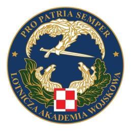 LOTNICZA AKADEMIA WOJSKOWA PION KANCLERZA Dział Organizacyjny 08-521 Dęblin, ul. 2 Pułku Kraków Nr 22 tel. 261 518 298; fax.: 261 517 452 Dęblin, dnia 20.12.2018 r.