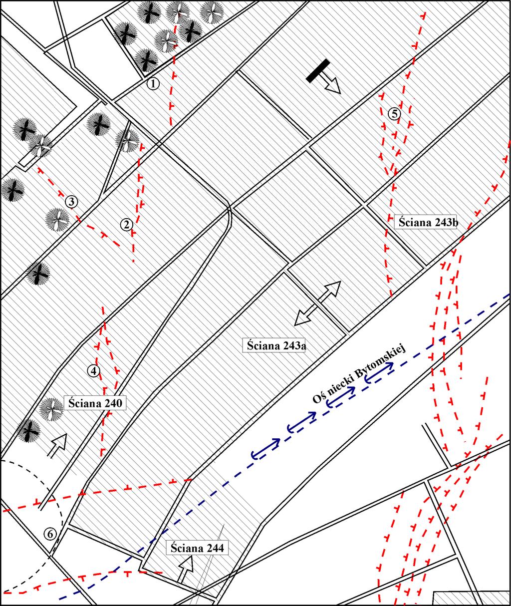 WARSZTATY 2007 z cyklu: Zagrożenia naturalne w górnictwie przy prowadzeniu ściany 243a przeciwbieżnie w odniesieniu do kierunku wybierania piętra wyższego notuje się zwiększenie JWE aż o 377% w