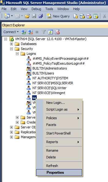 Authentication mode. Jeżeli opcja ta nie jest zaznaczona, należy ją zaznaczyć i przyciskiem OK opuścić okno Server Properties. 2.