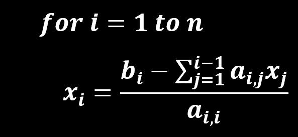 Układy równań liniowych Algorytm rozwiązywania