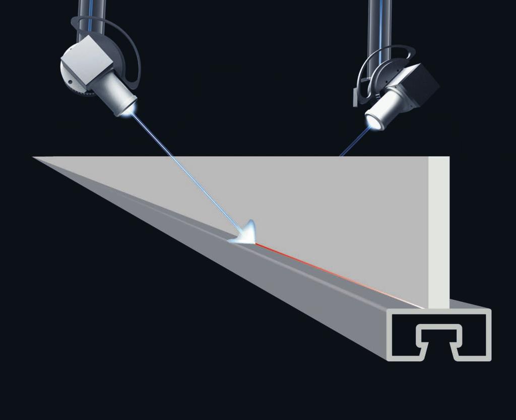 VISS tra Profile wykonane w technologii spawania laserowego lub zagniatania Wyjątkowe rozwiązania architektoniczne dzięki zastosowaniu innowacyjnych technologii łączenia stali.