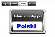 A. WYBÓR JĘZYKA j.angielski j.niemiecki j.polski j.