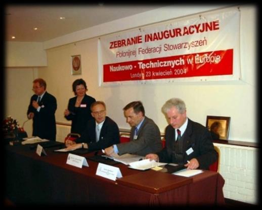 Generalny EFPSNT GENEZA Rok 2001 - Idea utworzenia wspólnej organizacji technicznej na arenie europejskiej została rzucona przez Stowarzyszenie Techników Polskich w Wielkiej Brytanii (STP), które w