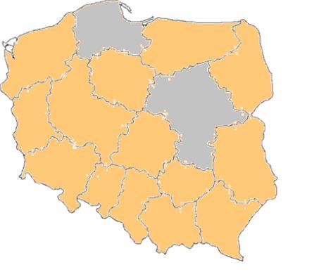 Przyznane wsparcie w podziale na województwa Najpopularniejsze kategorie tematyczne wg liczby zgłoszeń: 4560 1199 8059 1915 13477 6552 MARKETING JĘZYKI