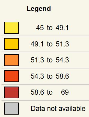 W Polsce współczynnik obciążenia demograficznego osobami starszymi wyniósł 24,2 (tj. cztery osoby w wieku produkcyjnym na jedną osobę w wieku 65+).