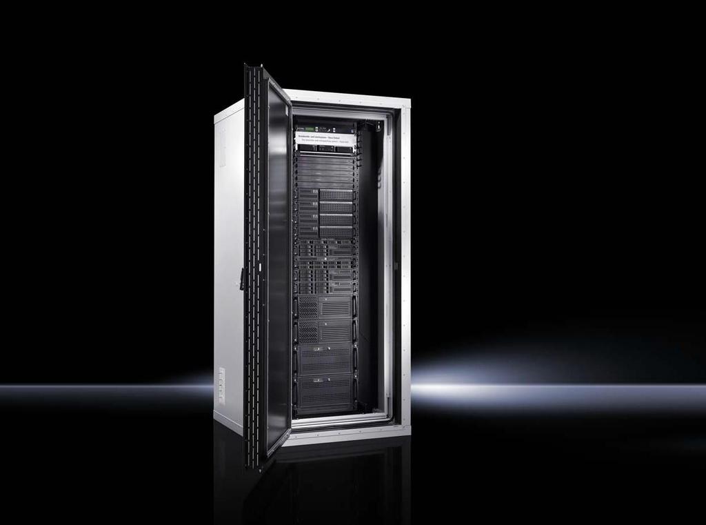 Zalety Micro Data Center Level B solidna ochrona IT Optymalna koncepcja ochrony szafy serwerowej Modułowa konstrukcja, instalacja w trudno dostępnych miejscach Połączenie ze stabilnym stelażem ramy