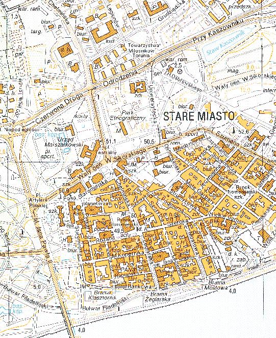 Usprawnienia komunikacyjnie w śródmieściu Torunia Obszar Starego Miasta wpisany na Listę Światowego Dziedzictwa Kulturowego i Naturalnego UNESCO znajduje się na trasie głównej osi komunikacyjnej