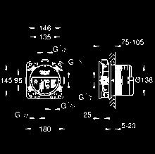 strumiena i oświetleniem 1016 mm (szerokość) x 762 mm (wysokość) x 145 mm (głębokość) metal minimalny przepływ 25