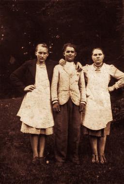 Józef Drabik i Władysława Mieczkowska (ze