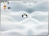 Łapanie Pingwinów Opis : Po wystartowaniu gry pojawia się pingwin. Po wskoczeniu na pingwina, znika i pojawia się w innym miejscu. Każde złapanie pingwina powoduje dodanie 1 punktu.
