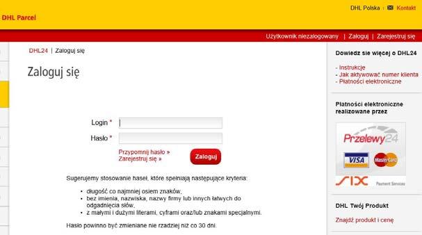 1. Zarejestruj się Do rejestracji potrzebujesz adres email. Wpisz adres email do obsługi przesyłek.