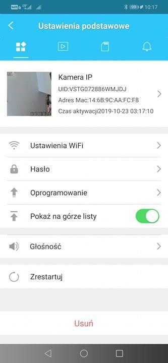 Konfiguracja sieci Wi-Fi Aplikacja pozwala na konfiguracje urządzenia z siecią Wi-Fi, Działanie funkcji zależy od kilku czynników: Częstotliwość pracy rutera 2,4 GHz (5 GHz jeśli urządzenie obsługuje