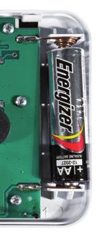 Zawsze używaj alkalicznych baterii 2 x 1,5 V!