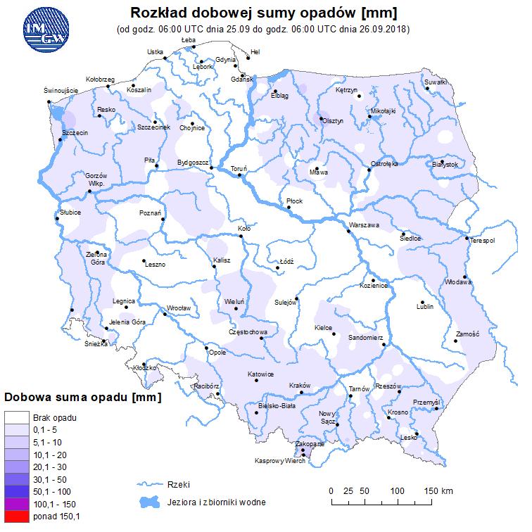 w rzekach Rozkład dobowej