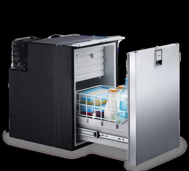DOMETIC COOLMATIC CRD 50 / CRD 50S Wyjmowany zamrażalnik Szufladowa lodówka kompresorowa, 12 / 24 V DC Pojemność: ok. 38,5 litra, zamrażalnik: ok.