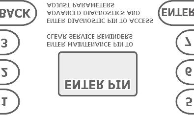 Ekran diagnostyki urządzeń obrotowych i wózka Rysunek 20 Ekran wprowadzenia kodu PIN Ekran wskaźnika filtra powietrza g223615 Ikona ta pojawia się, gdy konieczne jest serwisowanie filtra powietrza.