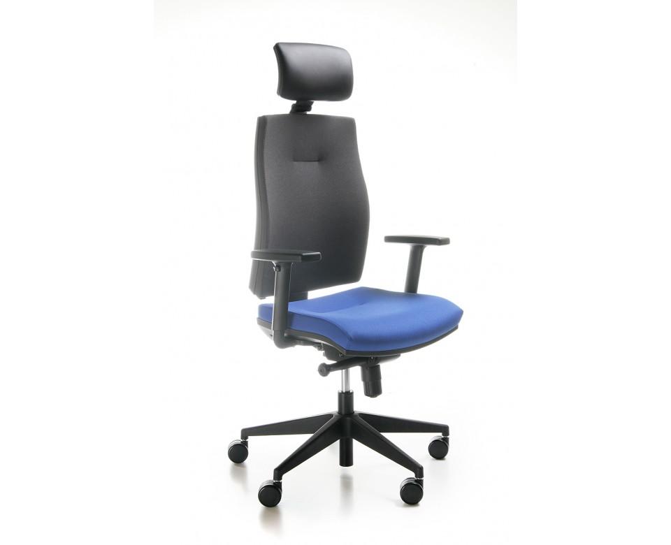 Corr CJ 103 black Corr to pełnowymiarowy, ergonomiczny fotel obrotowy z charakterystycznym panelem oparcia zapewniającym wygodę, trwałość i jego charakterystyczny wyszukany wygląd.