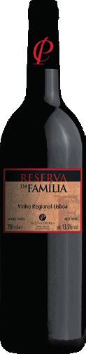 75cl 189,- PORTUGALIA / PORTUGAL Reserva da Familia Vihno Regional Lisboa, Paco das Cortes Wino o nosie z aromatem leśnych owoców i przypraw z delikatnym niuansem czekolady.