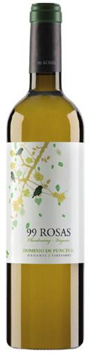 Wina Proponowane do Kuchni Wegańskiej Wines proposed for Vegan Cuisine 99 Rosas Chardonnay Viognier Wine Vino de la Tierra de Castilla - Hiszpania Pięknie wyważone owocowe i świeże wino o