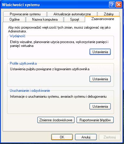 Kliknij przycisk OK, aby zamknąć okno "Właściwości systemu".