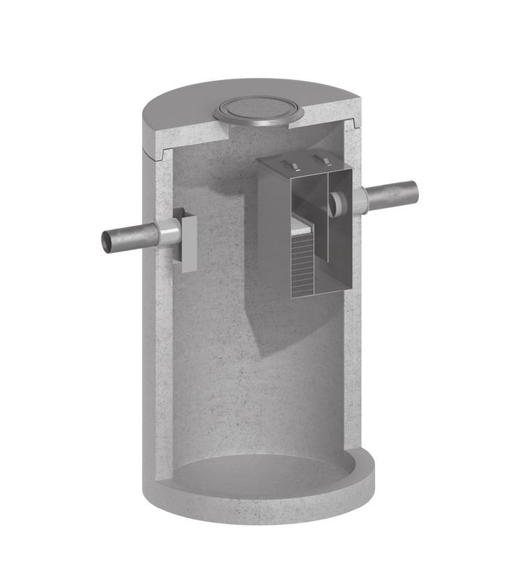 Separatory lamelowe Zastosowanie i zasada działania Separatory z wkładem lamelowym przeznaczone są do usuwania substancji ropopochodnych (benzyn, olejów mineralnych, smarów, itp.