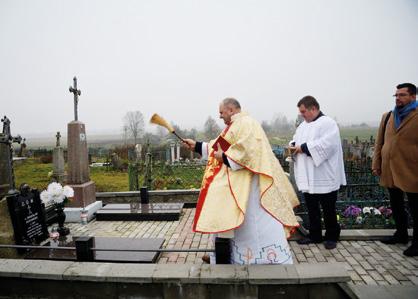 UROCZYSTOŚCI W JUSZKIEWICZACH 11 listopada br. z okazji 100-lecia odzyskania przez Polskę niepodległości, Msza Św.