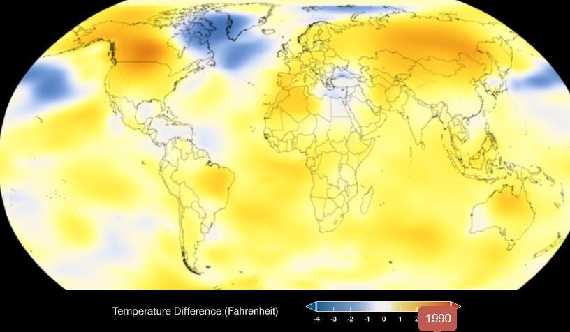 280 ppm 1990 500 ppm to wzrost globalnej temperatury o 2 st.