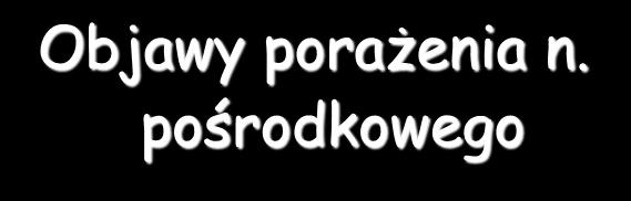 Objawy porażenia n.