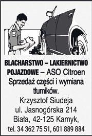 4 OGŁOSZENIA OGŁOSZENIA ABONAMENTOWE 1435 mm Okna 5-kom. 1465 mm REWOLUCJA CENOWA Zadzwoñ!!! przyjazd pomiar wycena GRATIS!!! LOMBARD DELTA n SKUP n SPRZEDAŻ n ZAMIANA złota, gsm, rtv, komputerów.