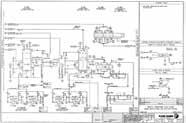 Na schemacie pokazano główne urządzenia technologiczne oraz system sterowania