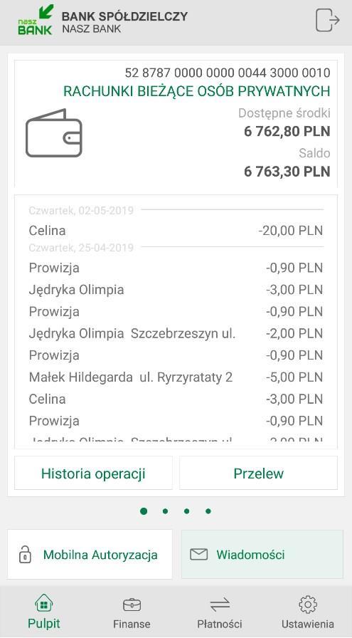 Jeśli nie będzie wolnych środków przelew zostanie odrzucony, chyba, że w banku ustalono inną opcję.