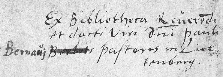 Michał Spandowski Inkunabuły dawnej Biblioteki Miejskiej w Lubaniu 41 Data Ofiarodawca Nr katalogu Sygnatura 1569.08.20 Tobias Kober 3 (III) BN.Inc.F.1289 (III) 1569.08.20 Tobias Kober 3 (IV) BUWr.XV.