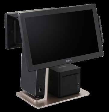 52 Systemy POS / Terminal dotykowy SAM4S FORZA Energooszczędny czterordzeniowy procesor Intel Core i3, i5 lub Intel Celeron J1900 - wysoka wydajność pracy Szybki dysk SSD o pojemności 256, 128 lub 64