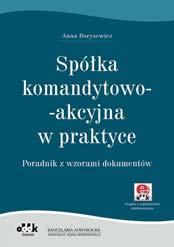 sobowej działalności gospodarczej w spółkę z o.o. umowę spółki kapitał zakładowy organy spółki dokumenty spółki prawa i obowiązki wspólników odpowiedzialność w spółce podejmowanie uchwał dopłaty