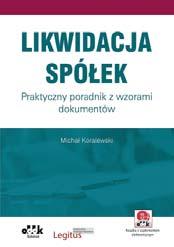 Dodatkowo w książce wzory przydatnych dokumentów: umowa spółki, wzory uchwał, zaproszeń na zgromadzenia, protokołów, wniosków sądowych także w edytowalnej wersji w formacie MS Word. 204 str.