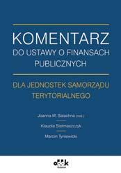 publicznych dla jednostek samorządu terytorialnego.