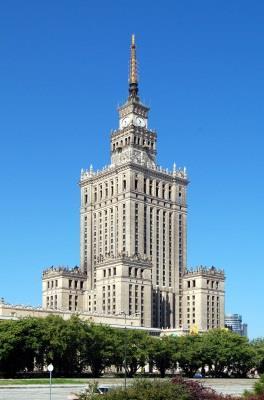 Palace of Culture and Science is a notable high-rise building in Warsaw.