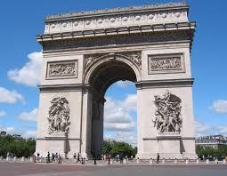 Now it is the most beleaguered object by tourists, about 200 million people have visited it. The second famous sight is Arc de Triomphe. It was built in 1836.