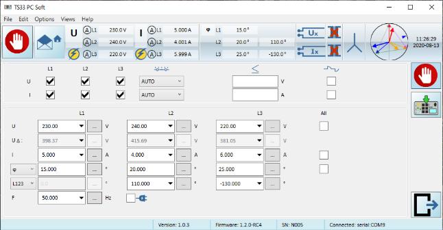 Oprogramowanie do zarządzania rezultatami pomiarów TS41 PC Soft umożliwia przesyłanie danych między TS41 a zewnętrznym komputerem PC.