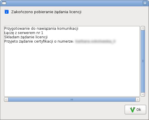 Przygotowanie do dnia wyborów Po wpisaniu loginu i hasła otrzymanego od administratora delegatury pojawi się okno z prośbą o podanie hasła zabezpieczającego licencję.