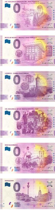 Banknoty Euro Souvenir produkowane są w drukarni papierów wartościowych Oberthur Technologies Paryż, która produkuje oryginalne banknoty euro.