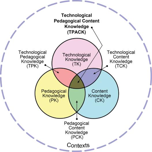 Kinga Łagowska Knowledge), des pädagogischen, didaktischen und methodischen Wissens (Pedagogical Knowledge) und ihrer technischen Möglichkeiten, Fähigkeiten und Fertigkeiten (Technological Knowledge)